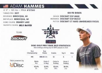 2022 Disc Golf Pro Tour - All-Stars #AS5 Adam Hammes Back